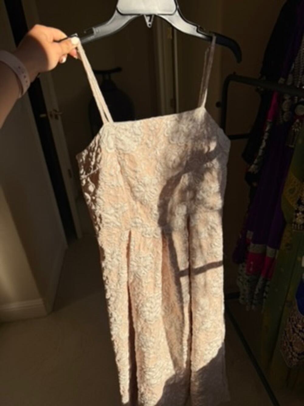 Cream/beige Midi Dress